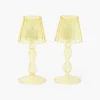 Summer Candleware | Candle Holders<Mrs. Alice Yellow Glass Lantern Tea Light Holder (Pair) - 18cm